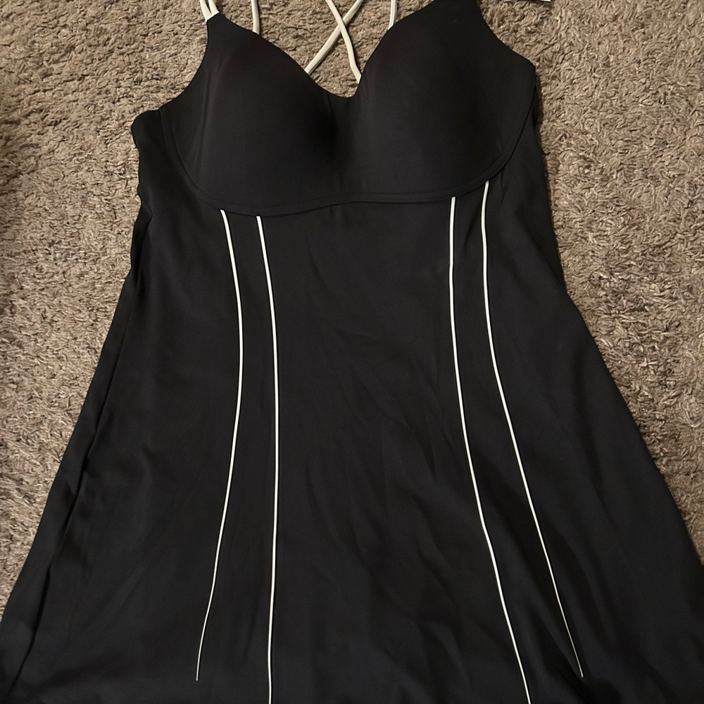 Abercrombie & Fitch Black and White Mini Dress